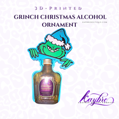 Grinch Christmas Alcohol Ornament