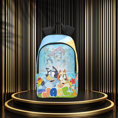 Customize Inspired Bluey Backpack