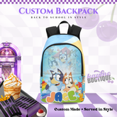 Customize Inspired Bluey Backpack