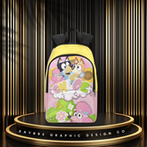 Customize Inspired Girl Bluey Backpack