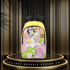 Customize Inspired Girl Bluey Backpack