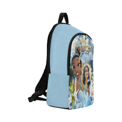 Princess And Frog 2 with Photo Personalized Backpack