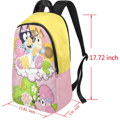 Customize Inspired Girl Bluey Backpack