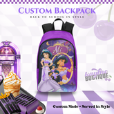 Customize Inspire Purple Princess Backpack Backpack