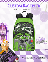 Customize Green Gamer Backpack