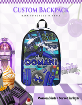 Blue Gaming Customize Bookbag