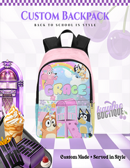 Customize Bookbag/pPINKInspired Bluey