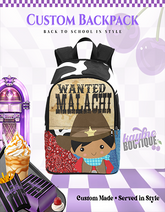 Western Style Customize Bookbag