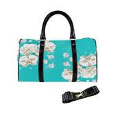 Elegant Floral Large Capacity Travel Bag - Customizable Design