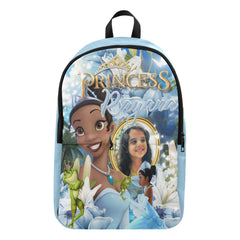 Princess And Frog 2 with Photo Personalized Backpack