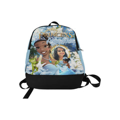 Princess And Frog 2 with Photo Personalized Backpack