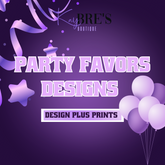 Custom Party Favor Design + Printed Wrappers