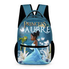 Customize Princess And Frog Blue Personalized Backpack