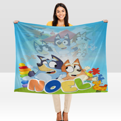 Customize Inspired Bluey Backpack