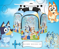 Customize Inspired Bluey Backpack