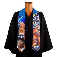 2025 Blue and Orange Stole