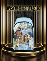 Princess And Frog 2 with Photo Personalized Backpack