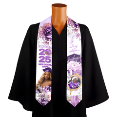 Purple n Gold Stole