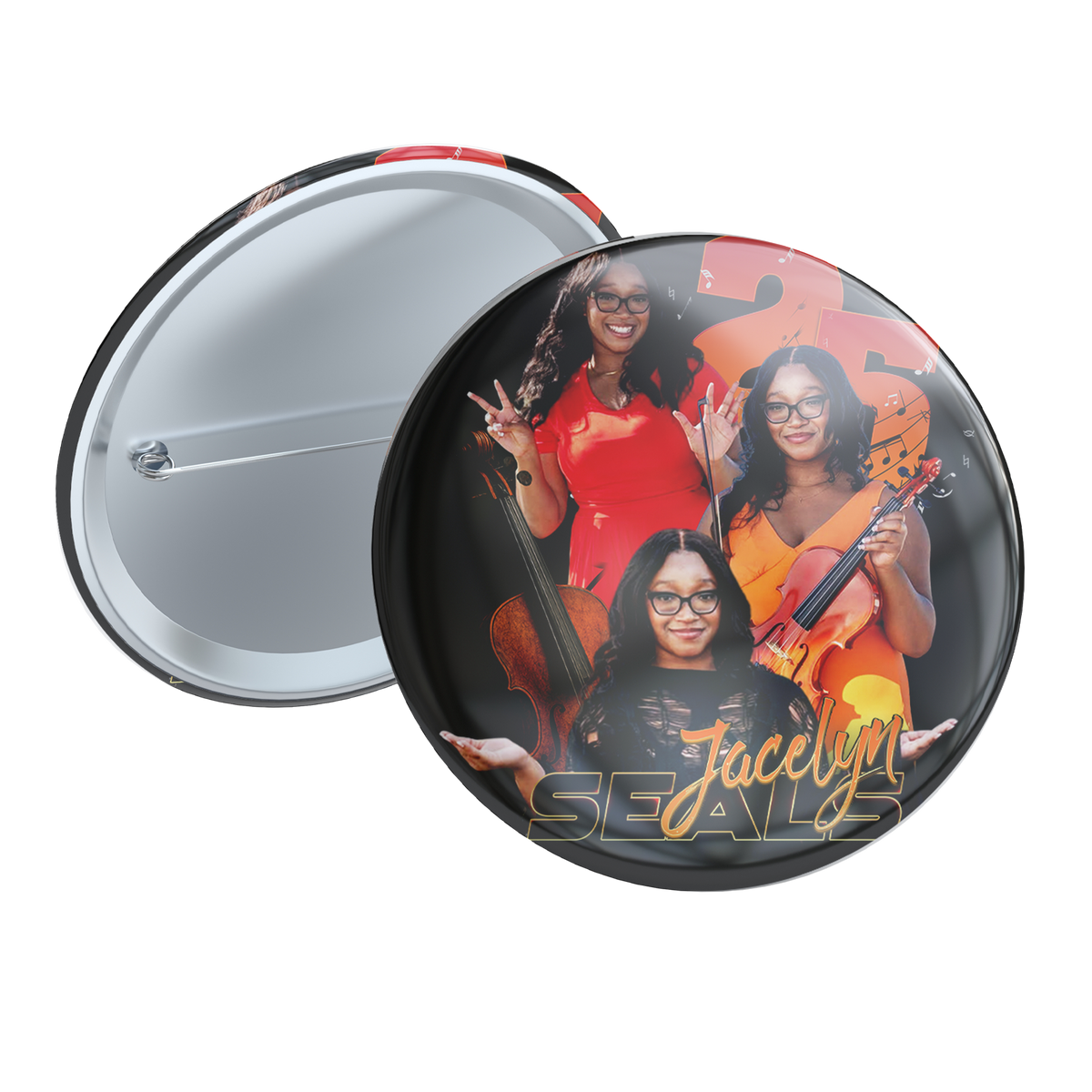 Jacelyn Graduation 2025 Custom Button Set