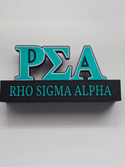 Rho Sigma Alpha 3D Notepad set