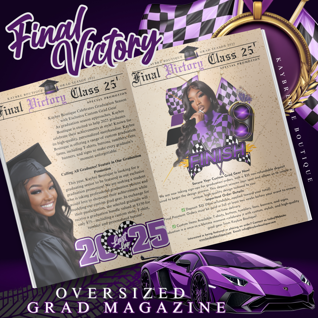 Oversized Graduation Magazine – 30x20 Custom Grad Newspaper