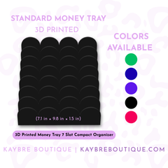 Budget Queen Seconds – Full-Size Cash Stuffing Tray (7-Slot Money Organizer)