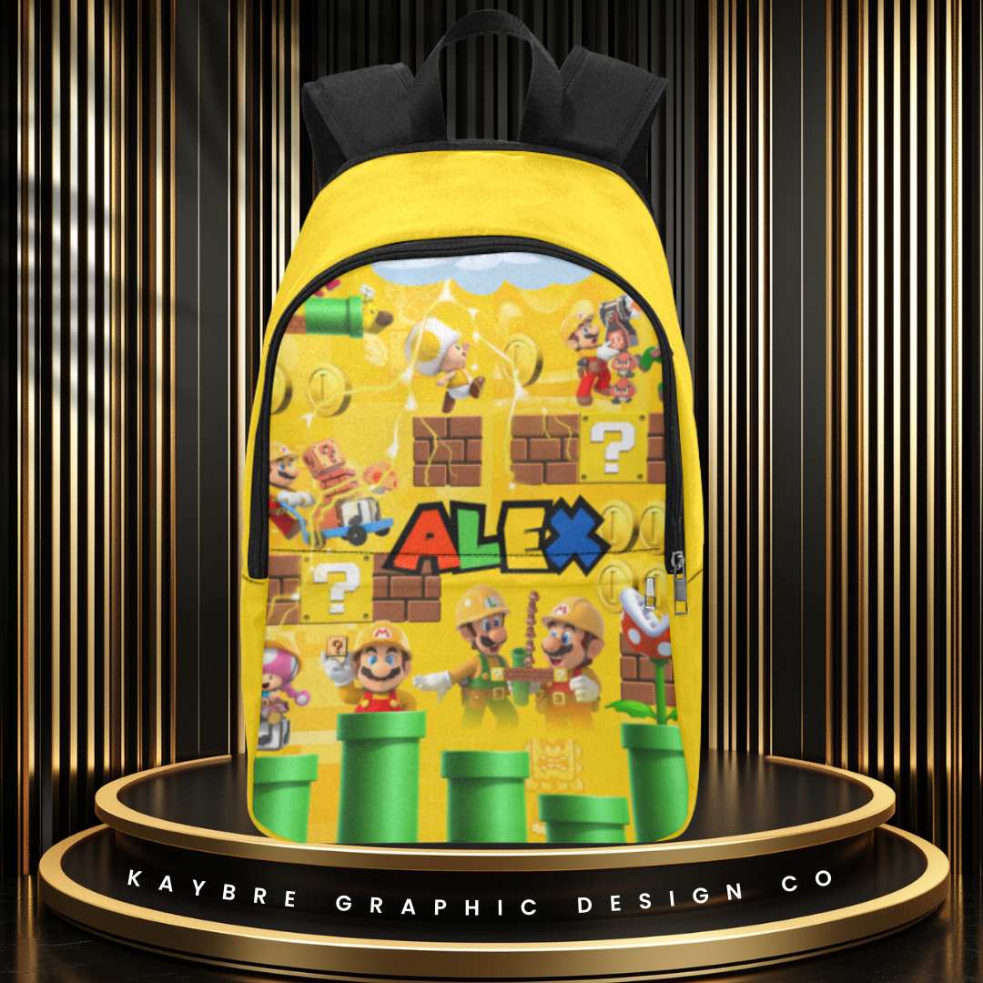 Customize Mario Building  Backpack