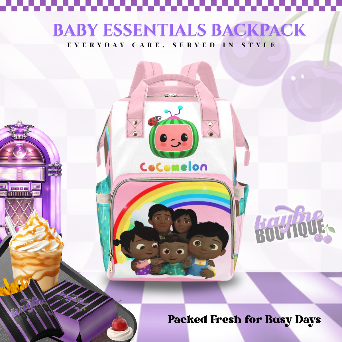 Coco Girl Multi-Use Diaper Bag
