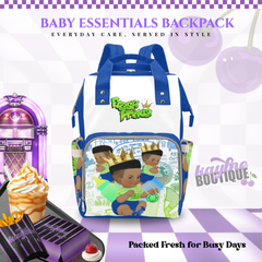 Blue Fresh Prince Multi-Use Diaper Bag