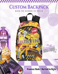 Construction Style Customize Bookbag