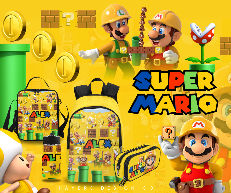 Customize Mario Building  Backpack