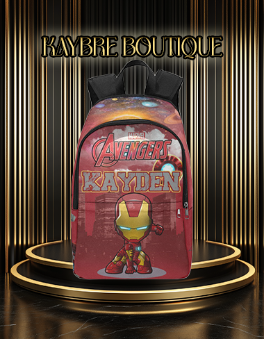Inspired Kid Ironman Customize Bookbag