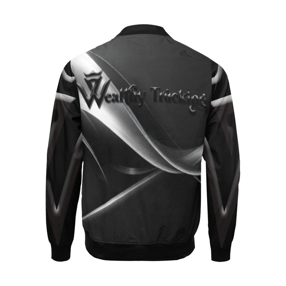 Weathly Trucking All Over Print Bomber Jacket for Men