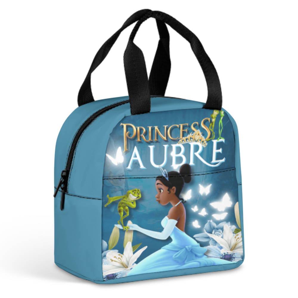 Customize Princess And Frog Blue Personalized Backpack