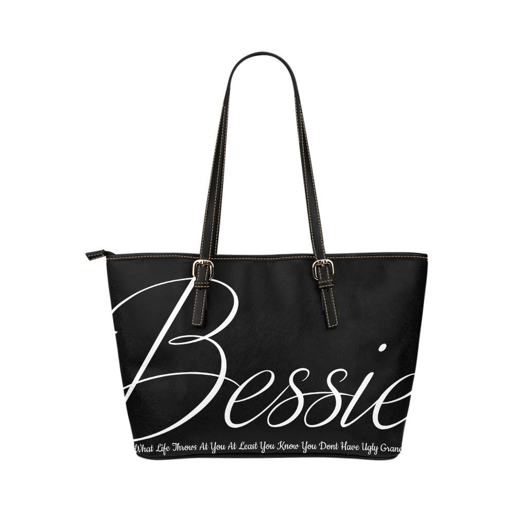CUSTOMIZED  Large LEATHER TOTE BAG