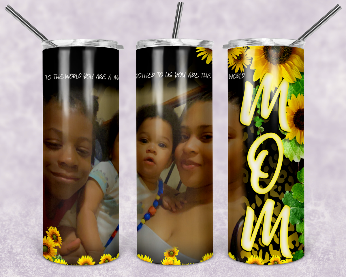 Sunflower Mom 20oz Tumbler